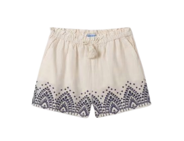 MAYORAL GIRL BRODERIE ANGLAISE SHORTS