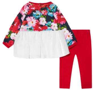 GUESS BABY GIRL DRESS WITH LEGGINGS