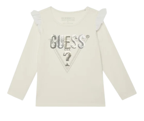 GUESS BABY GIRL SEQUIN FRILL TOP