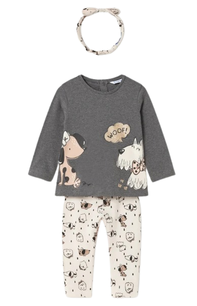 MAYORAL BABY GIRL TOP AND LEGGING SET