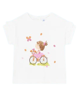 MAYORAL GIRL T SHIRT WITH TWO LEGGINGS SET
