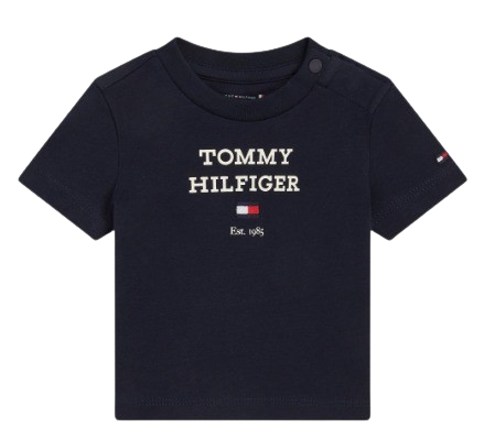 TOMMY HILFIGER BABY BOY T SHIRT NAVY