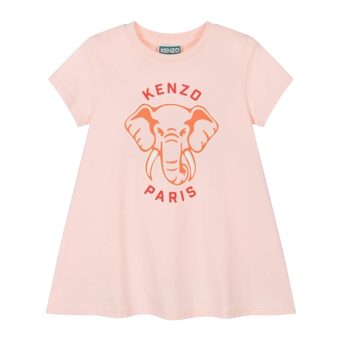 KENZO GIRL ELEPHANT T SHIRT DRESS