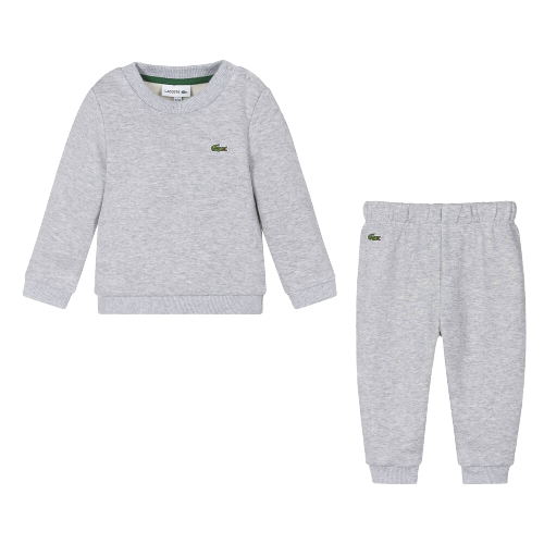 LACOSTE BABY BOY TRACKSUIT WITH BAG GREY