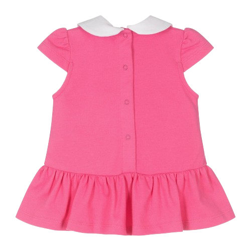 MOSCHINO BABY GIRL PUZZLE DRESS WITH PANTS