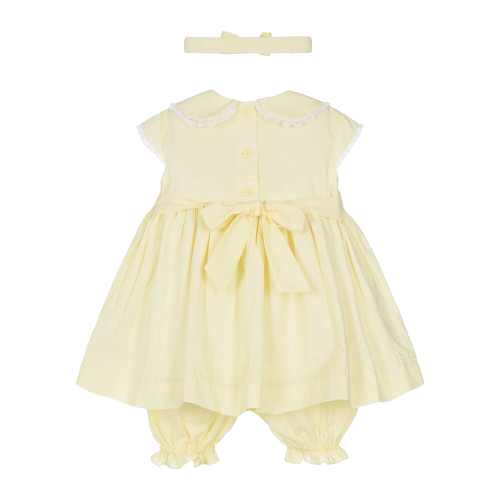 PRETTY ORIGINALS BABY GIRL SMOCK DRESS WITH PANTS