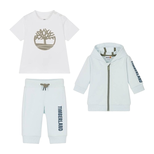 TIMBERLAND BABY BOY TRACKSUIT WITH T SHIRT SET