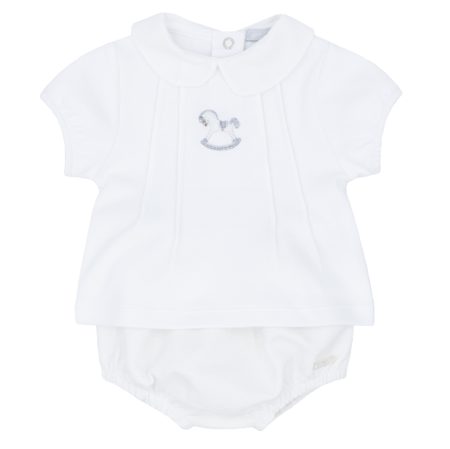 BLUES BABY UNISEX TWO PIECE TOP AND PANTS SET