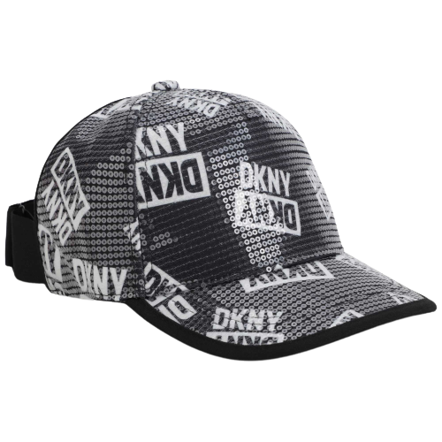 DKNY GIRL SEQUIN LOGO CAP
