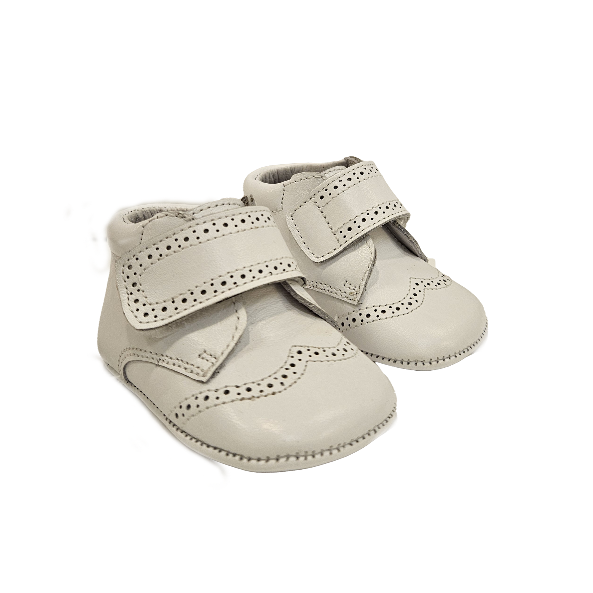 CAMINITO UNISEXLEATHER  PRAM SHOE WHITE