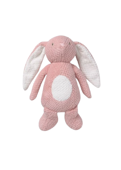 MAYORAL BABY GIRL BELL RABBIT BLUSH TOY PINK