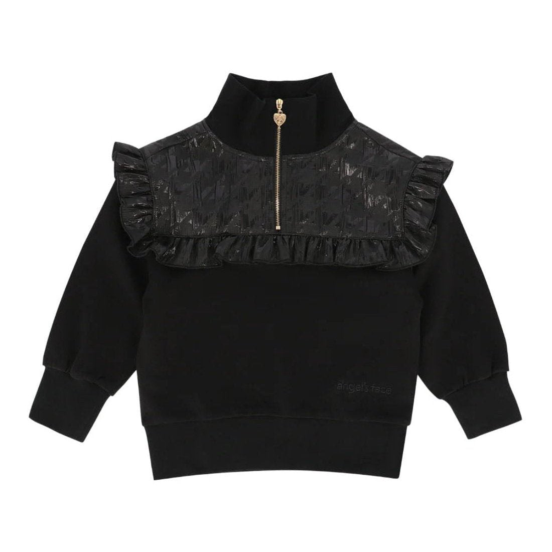 ANGEL FACE GIRL ADALENE JACQUARD SWEAT TOP