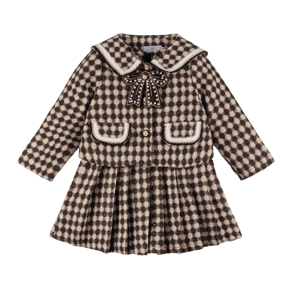 BEAU KID  GIRL TWEED  DRESS AND JACKET