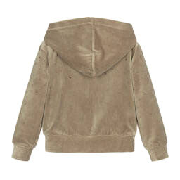 ANGEL FACE GIRLS BIJOU CRYSTAL VELOUR HOODIE