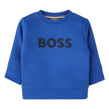 BOSS BABY BOY ESSENTIAL SWEATSHIRT BLUE