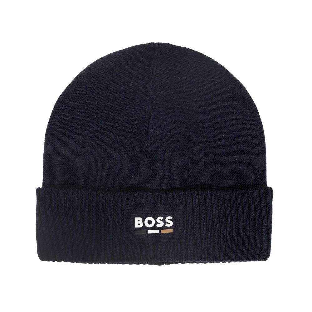 BOSS BOY KNITTED BEANIE BLACK