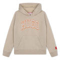 HUGO BOY HOODIE BEIGE