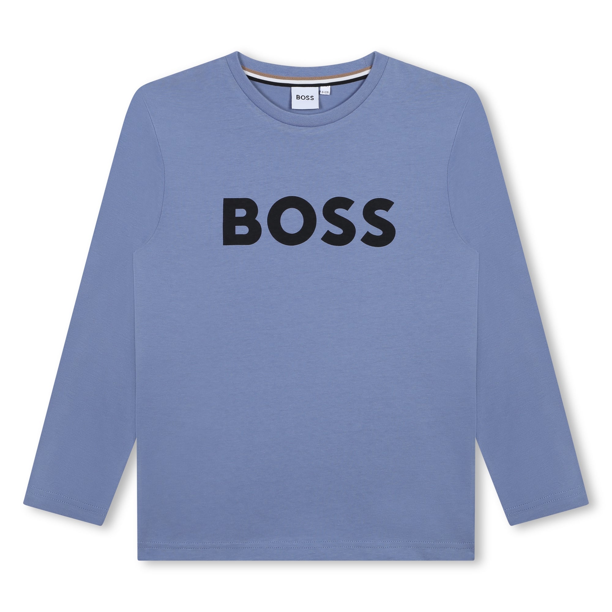 BOSS BOY ESSENTIAL LONG SLEEVED TOP MID BLUE