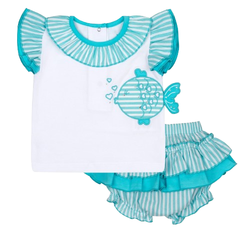 LITTLE A-DEE BABY GIRL KHLOE TOP AND PANTS SET