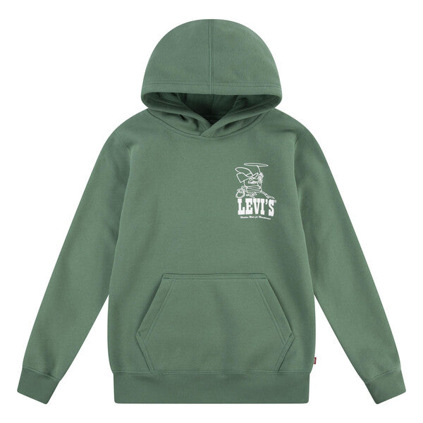 LEVI BOY LASSO SWEATSHIRT HOODIE GREEN