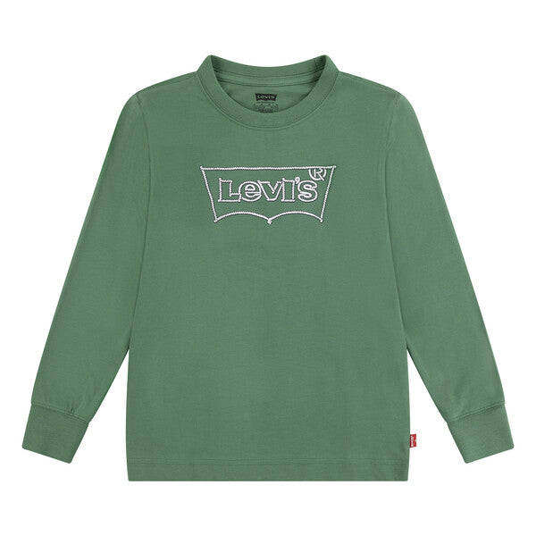 LEVI BOYS L/SLEEVE LOGO TOP