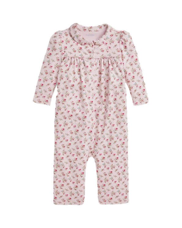 RALPH LAUREN BABY GIRL FLORAL COVERALL