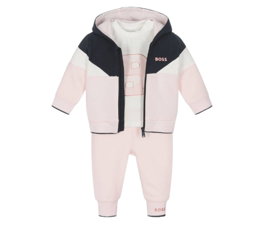 BOSS BABY GIRL TRACKSUIT WITH T-SHIRT SET