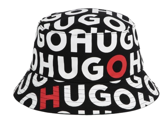 HUGO BOY REVERSIBLE LOGO BUCKET  HAT