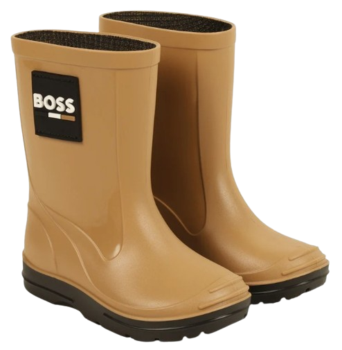 BOSS BOY WELLINGTON BOOTS BROWN