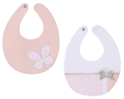 MAYORAL BABY GIRL SET OF TWO BIBS