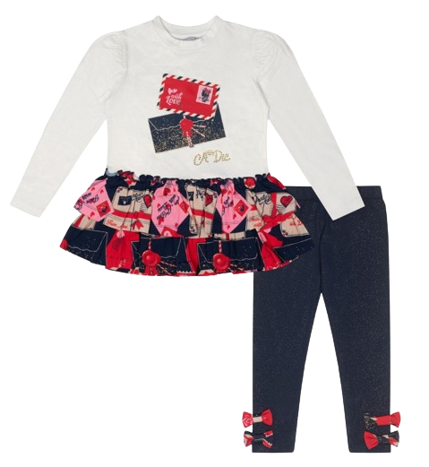 ADEE GIRL RITA TOP AND LEGGING SET