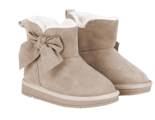 ADEE GIRL BOWTIFUL BOOT BEIGE