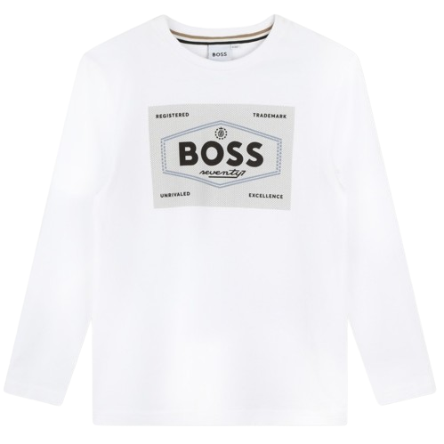 BOSS BOY 1977 LOGO TOP WHITE