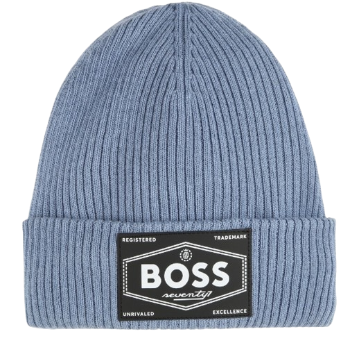 BOSS BOY KNITTED HAT BLUE