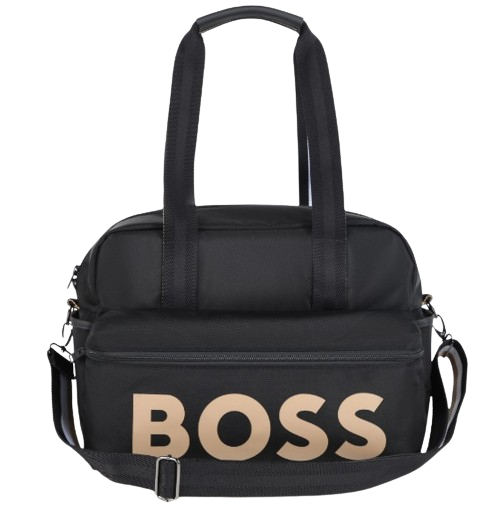 BOSS LOGO CHANGING BAG BLACK