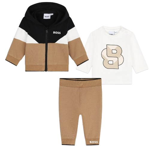 BOSS BABY BOY TRACKSUIT WITH T SHIRT SET