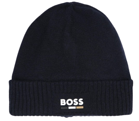 BOSS BABY BOY KNITTED BEANIE  NAVY