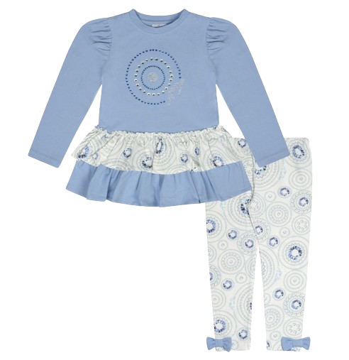 ADEE GIRL PAMELA LEGGING SET BLUE