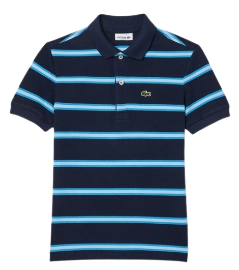 LACOSTE BOY STRIPED POLO