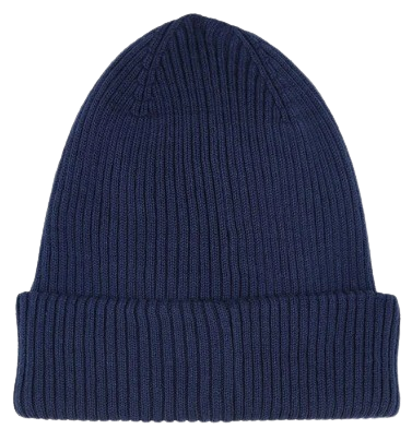 HUGO BOY PULL ON KNITTED  HAT  BLUE