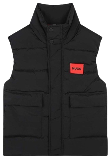 HUGO BOY PADDED GILET BLACK