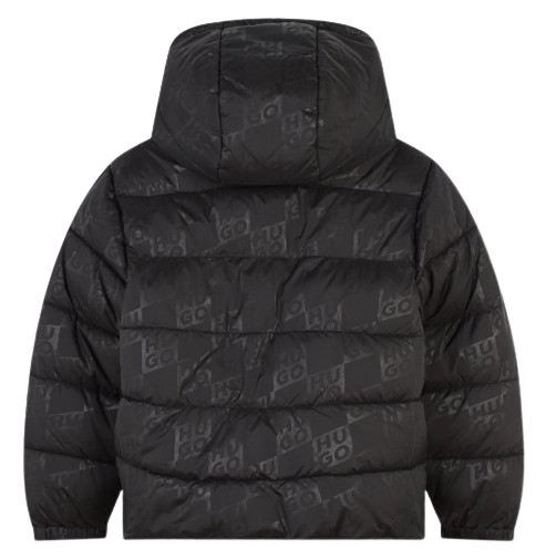 HUGO BOY PUFFER COAT BLACK