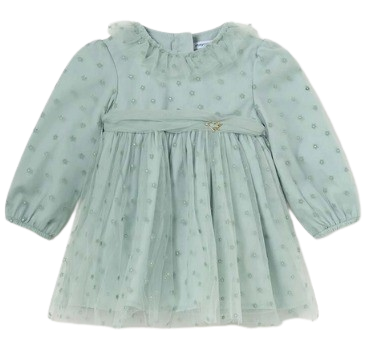 MAYORAL BABY GIRL TULLE FLORAL DRESS