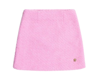 BCBG GIRLS PINK TWEED PENCIL SKIRT