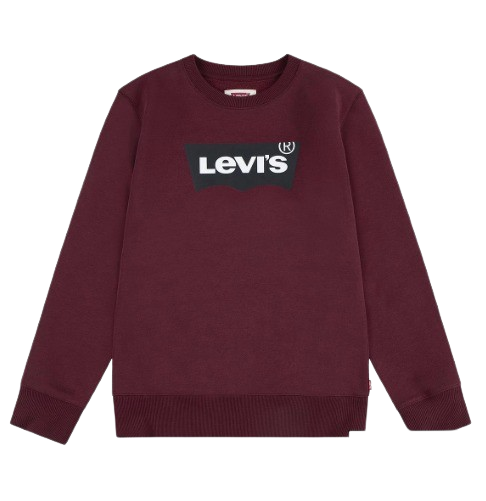 LEVI BABY BOY CLASSIC LOGO SWEATSHIRT BURGANDY