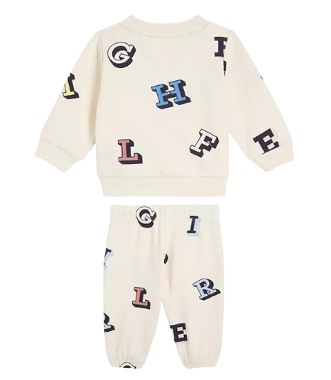 TOMMY HILFIGER UNISEX  BABY  LETTERING TRACKSUIT