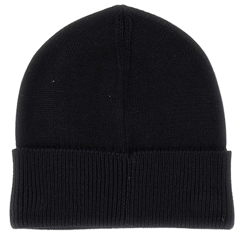 MOSCHINO UNISEX KNITTED BEANIE BLACK