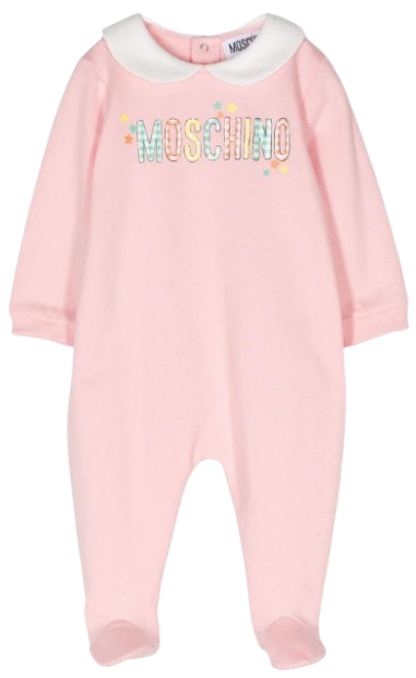 MOSCHINO BABY GIRL COTTON BABYGROW