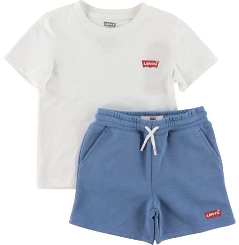 LEVIS BABY BOY CLASSIC T SHIRT AND JERSEY SHORT SET