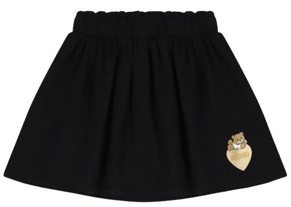 MOSCHINO GIRL JERSEY TEDDY SKIRT